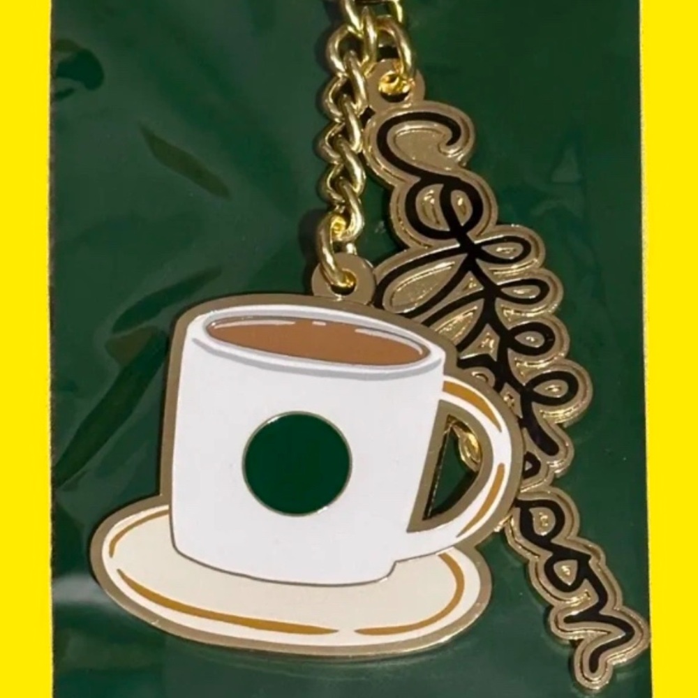 BN 2025 Starbucks "Coffee Person" Key Charm/Bag Charm. 🎄HOLIDAYS 2025🎄 - Picture 2 of 3